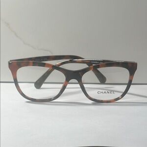 Authentic CHANEL Brown Tortoiseshell Cat-Eye Optical Glasses 3341 c.1621